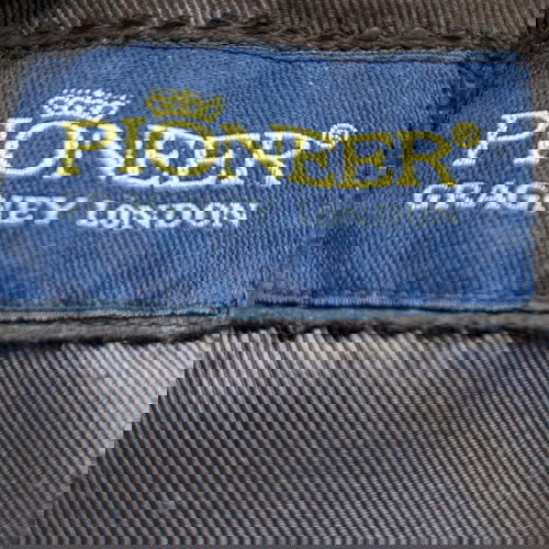 PIONEER αυθεντικό δερμάτινο ανδρικό μπουφάν μέγεθος 48 μεταχειρισμένο καφέ