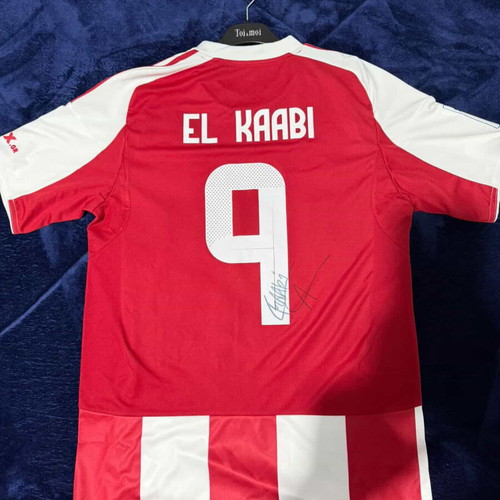 Φανέλα Matchworn υπογεγραμμένη από Αγιούμπ Ελ Κάμπι καινούργια, γνήσια