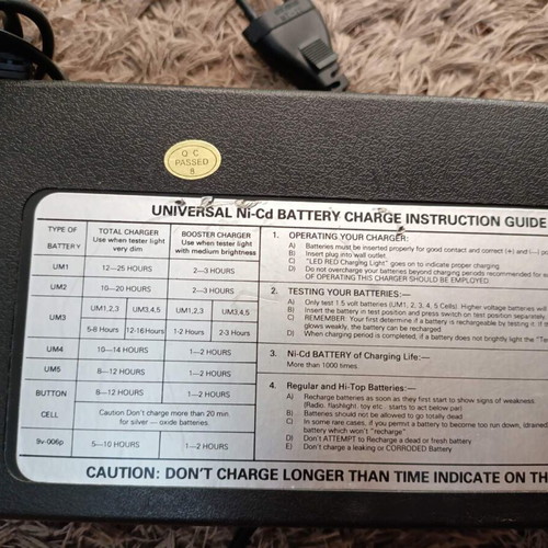 Multicharger for Various Batteries like new