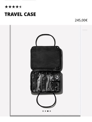 Mac τσάντα καλλυντικών και μεταφοράς καινούργια, μαύρη