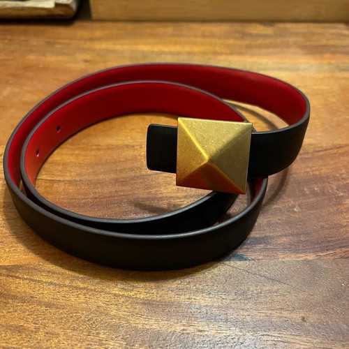 Leather belt double-sided new, length 95 cm