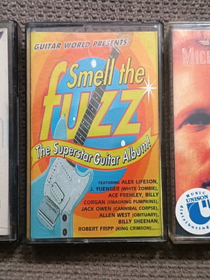 3 cassette tapes Joe Satriani, Michael Schenker and compilation like new