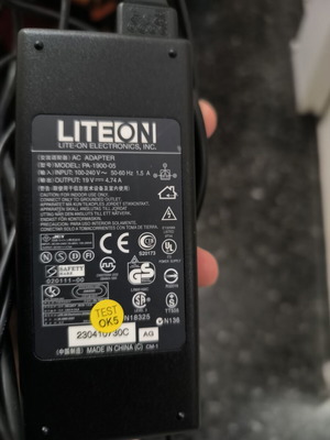 Φορτιστής Laptop LiteOn PA-1900-05 19V 4.74A 90W σαν καινούργιο, 3-pin βύσμα