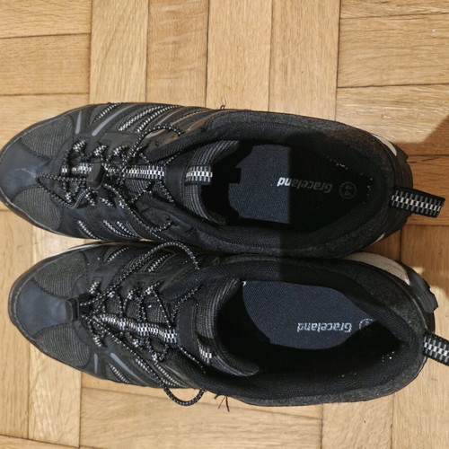 Graceland men's hiking shoes size 44 used, black-white