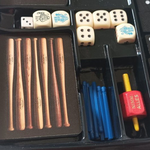 Board game used with missing playing cards