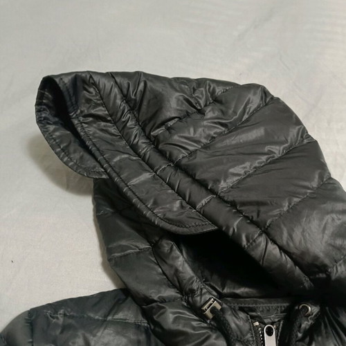 Zara jacket with down, lightweight, like new, black, size S