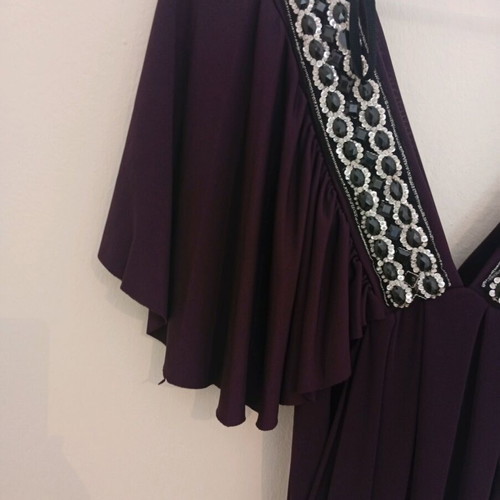 Summer women's dress purple like new, size M
