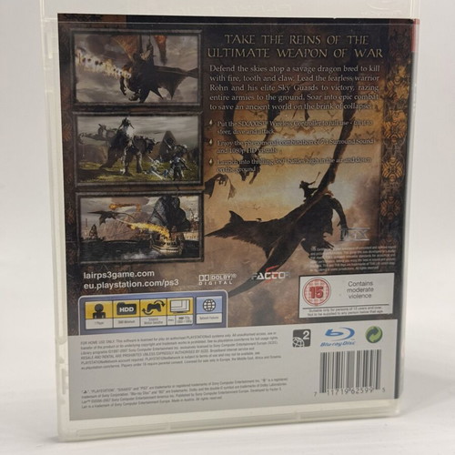Lair PS3 game used, action adventure