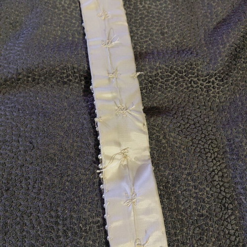 Handmade embroidered bridal belt like new, pearls and crystals