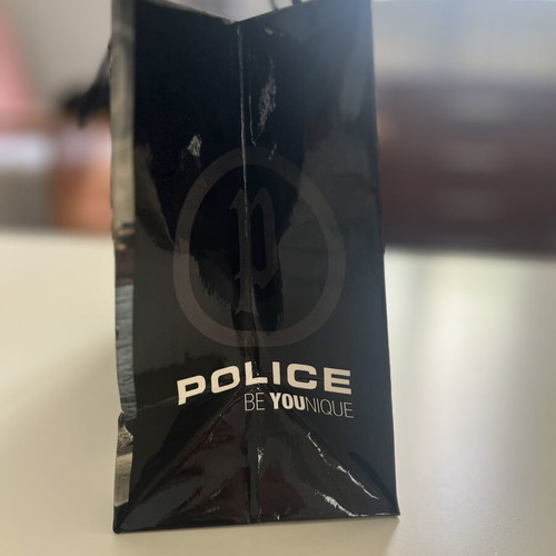 Police paper bag Be Younique campaign like new