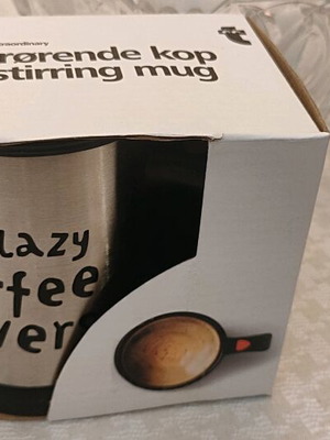 Self-stirring mug new, battery-operated drink mixer