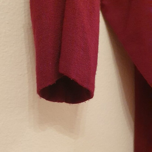 Women's tunic blouse used, burgundy size XL