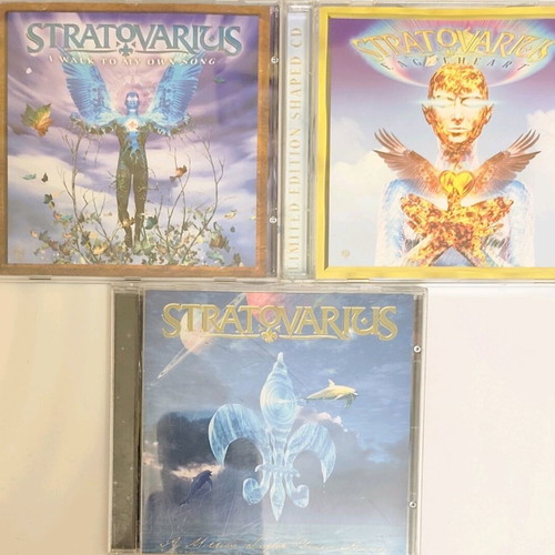 Stratovarius 3 CD pack like new, limited edition singles