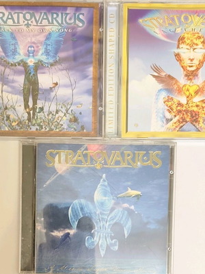 Stratovarius 3 CD pack like new, limited edition singles
