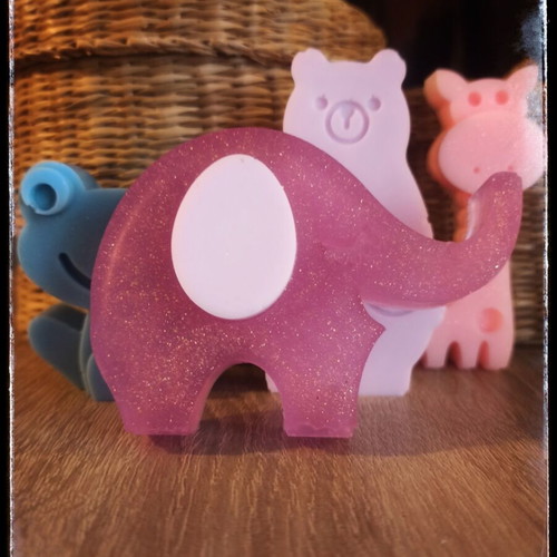Glycerin soap with shea butter elephant shape made to order