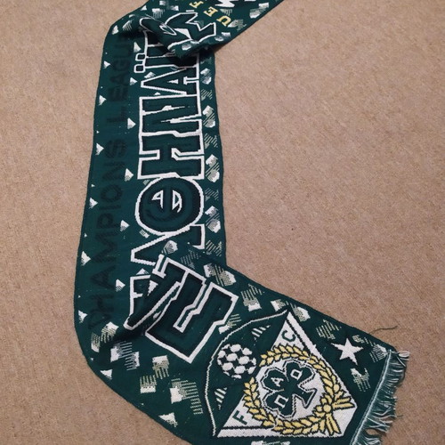 Panathinaikos Scarf UEFA Champions League used, authentic