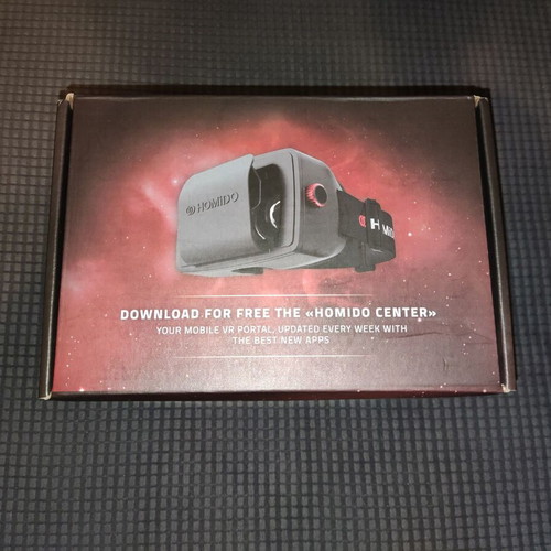 Homido VR 1 Headset used with lenses for myopia and hypermetropia