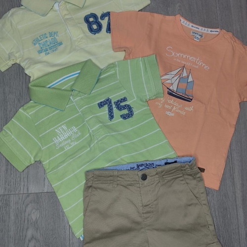 Baby boy summer clothing set like new, 18-24 months, 100% cotton