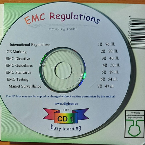 CDs for EMC technology and regulations new, set of 2