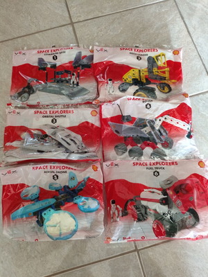 VEX Space Explorers Complete Collection of 6 Sealed Pieces