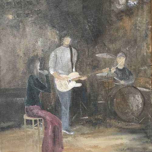 Skamagkas painting used, oil on canvas 60x90