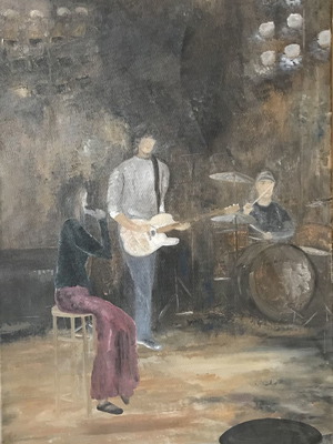 Πίνακας Σκαμάγκα μεταχειρισμένος, ελαιογραφία σε καμβά 60x90