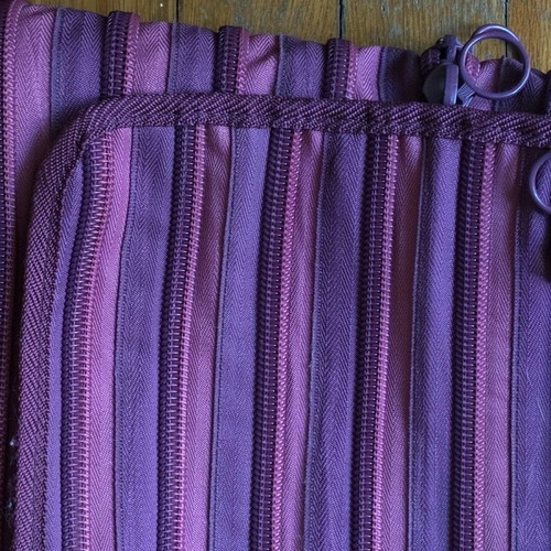 Y2K crossbody bag pink and purple zip-it like new