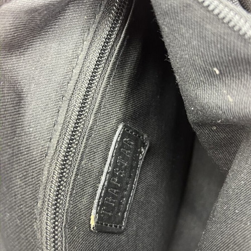 Black men's shoulder bag