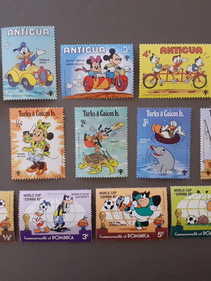 Σετ 14 καινούργιες γραμματόσημες Walt Disney