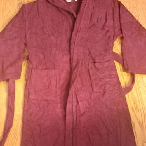 Palamaiki men's bathrobe XXL new, Red Plum