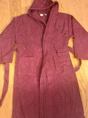 Ανδρικό μπουρνούζι Palamaiki XXL καινούργιο, Red Plum