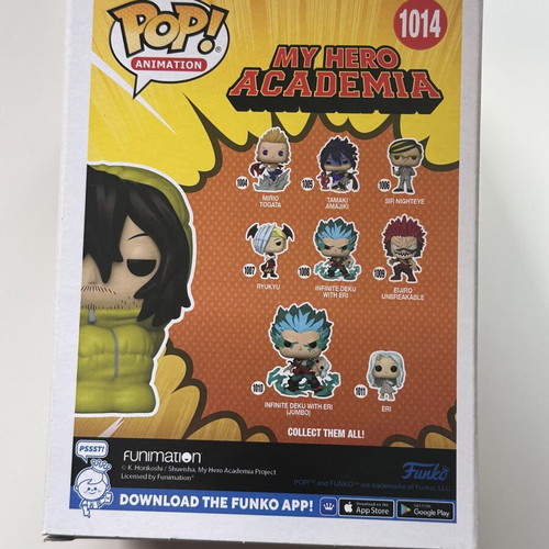 Funko Pop Aizawa in Sleeping Bag vinyl figure like new