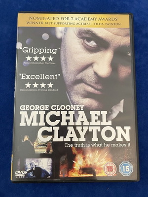 DVD Michael Clayton σαν καινούργιο, περιπέτεια δράσης, αγγλική έκδοση