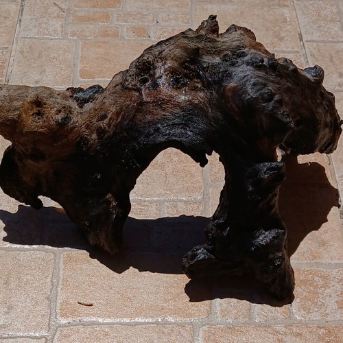 Aquarium wood decorative, used