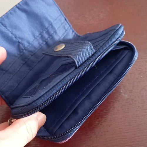 Top Model wallet for girls, very good condition, blue and purple