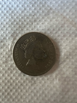 10 Pence Queen Elizabeth 1992 Coin used