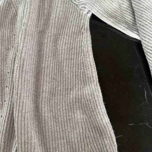 Massimo Dutti grey knit sweater size M