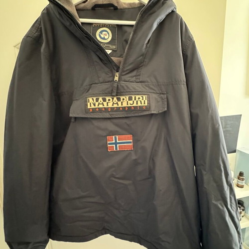 Napapijri Rainforest Winter Jacket unisex XXL like new, blue