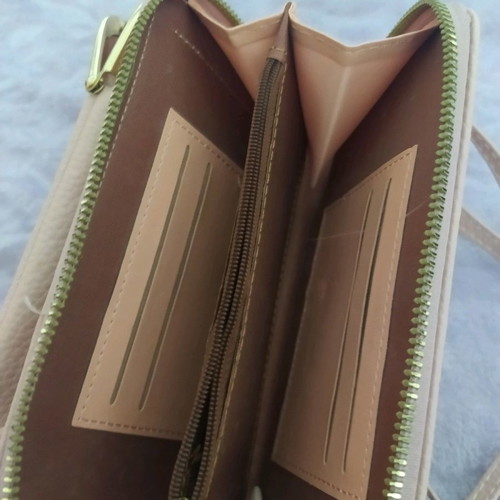Pink phone bag new for mobile and money