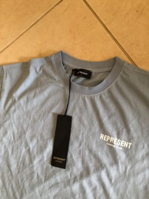 Represent T-shirt, medium, blue