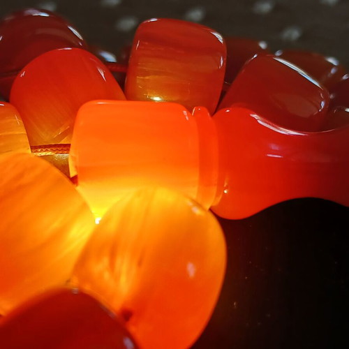 Bakelite komboloi worry beads, Syros origin, 33 beads