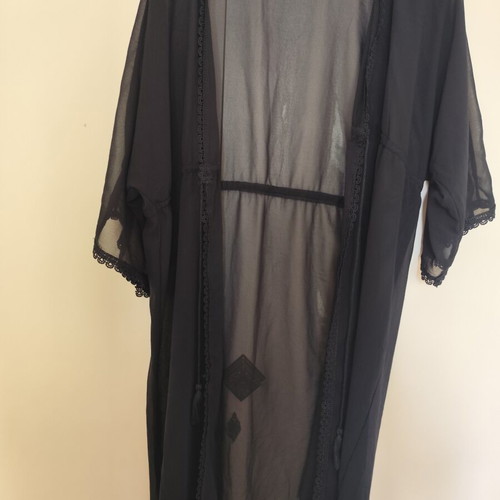 Black beach kimono XXXL used, very good condition