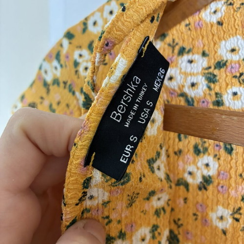 Floral dress Bershka like new, size S