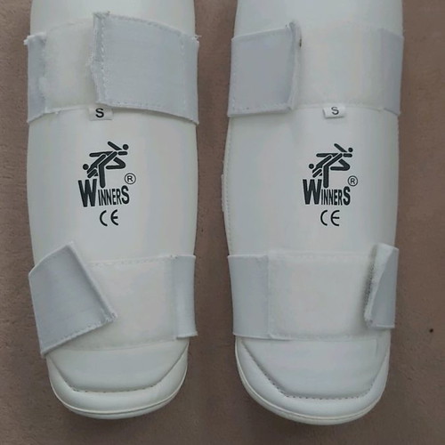 Taekwondo Winners shin guards used for ages 10 and up