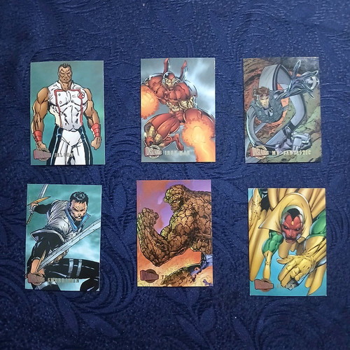 Marvel Onslaught Ultra 1996 card pack used, 54 cards