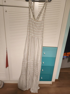 Regalinas dress used, beige, M/L, multipurpose back