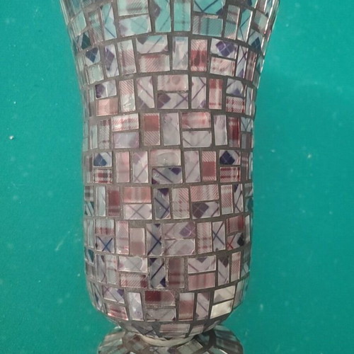 Mosaic Vase like new, decorative for home or office