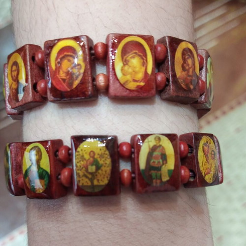 Christian bracelets, set of two