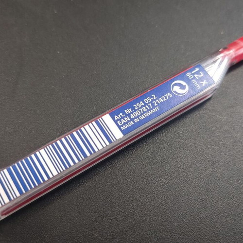 Staedtler mechanical pencil leads 0.5 mm B new, pack of 9