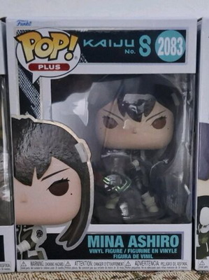Kaiju No 8 Funko Pop Mina Ashiro, Soshiro Hoshina, Kikoru Shinomiya like new